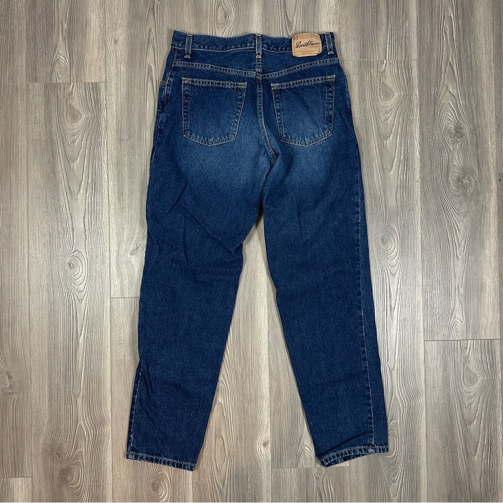 Levi Strauss Signature Relaxed Fit Dark Wash Jeans Size 12 Women’s - Picture 4 of 6